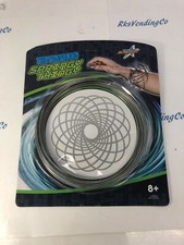 Kinetic Spring Bracelet D Steel Color Magic arm ring packaged