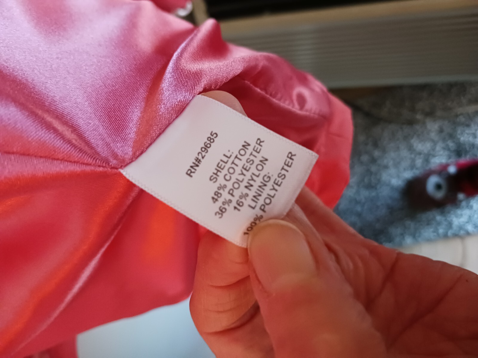 Pendleton Raincoat Jacket Full Zip Pink Coral Siz… - image 5