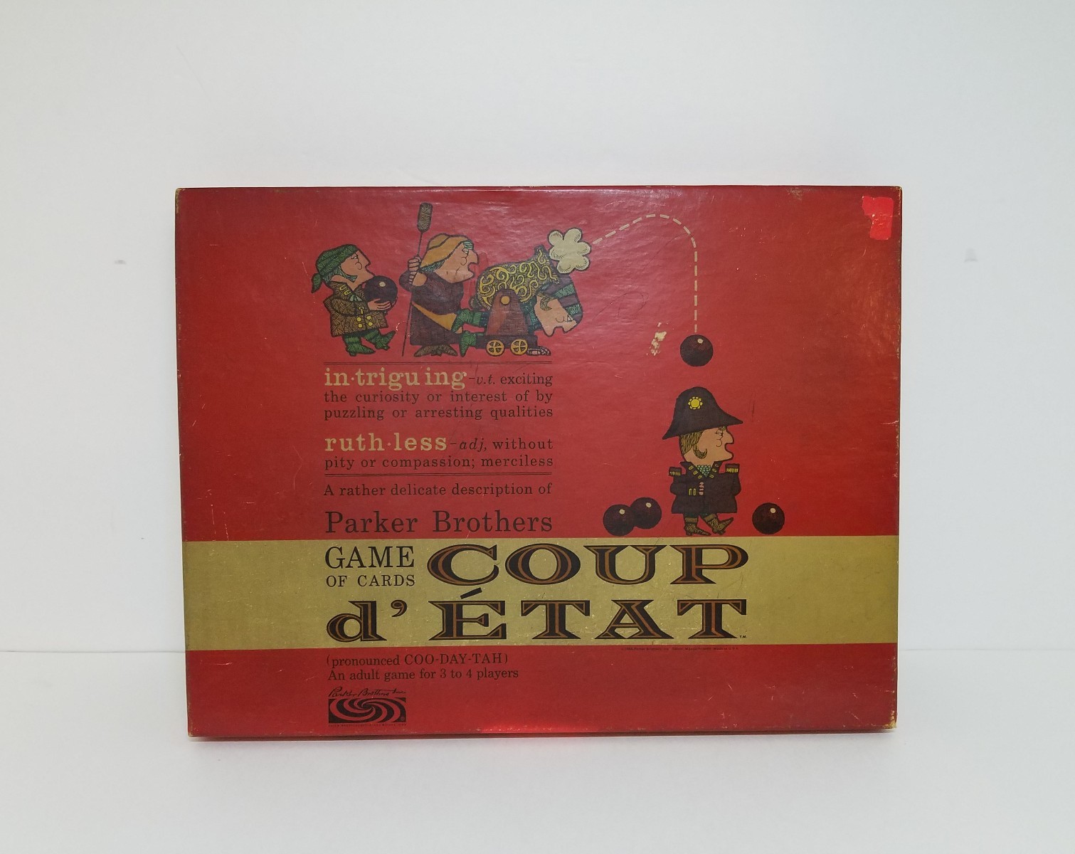 COUP D' ETAT Vintage 1966 Parker Brothers Card Game Family Game | eBay