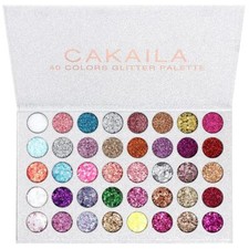 40 Colors Glitter Sparkle Eyeshadow Palette  Glitter Glue Gel Pall