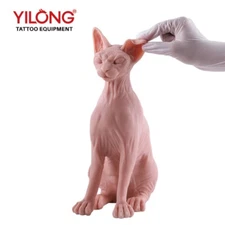 Cat Model Tattoo Practice Rubber Simulates Real Skin Beginner Practice YILONG