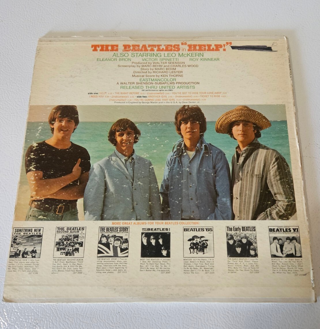 The Beatles-Help!-Vinyl Mono LP MAS-2386 ORIGINAL MOTION