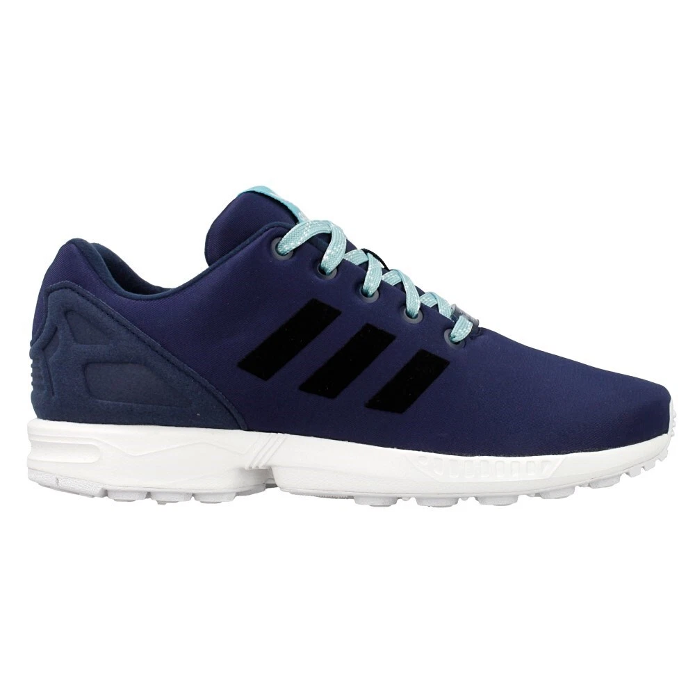 Schuhe Universal Kinder Adidas ZX Flux K B25640 Dunkelblau Schwarz