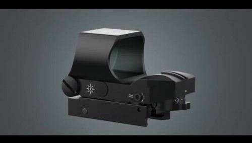 Optics 1x28x40mm Reflex Red Dot Sight Rifle Scope 4 Reticles for 11/20mm Rail - Video 1 of 1