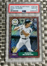 2022 Topps Series 1 Mark McGwire Chrome RED MoJo Refractor SSP 4/5 -POP 1