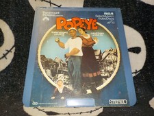 Popeye RCA Selectavision VideoDisc CED Robin Williams Robert Altman
