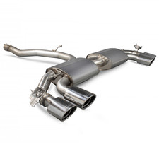 Audi TTS Mk3 14-17 Scorpion 3" Valvetronic Ab-Kat-Auspuffanlage ohne Resonanz