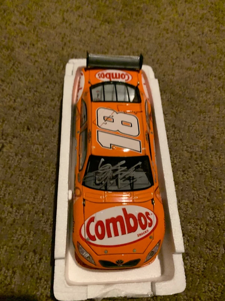 Kyle Busch 1/24 Autographed Combos Diecast - Image 2 of 4