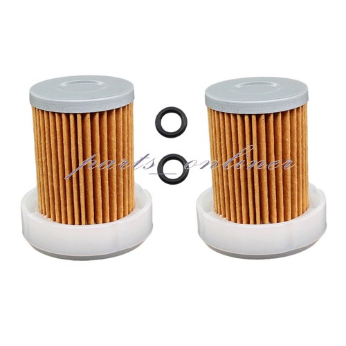 2x Fuel Filter with ORings for Kubota L2501 L2800 L3200 L3400