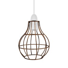 Lampenschirm E27 Metallkäfig  Vintage DrahtKäfig Hängelampe Draht Deckenlampe