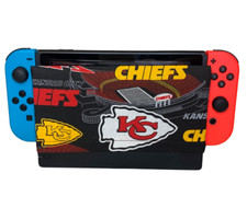 Kansas City Chiefs Nintendo Switch Dock Sleeve Sock Screen Protector FREE SHIP 
