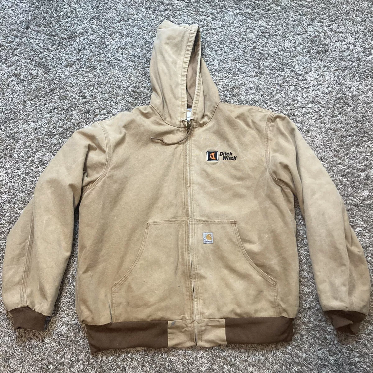 Carhartt hooded deals duck jacket