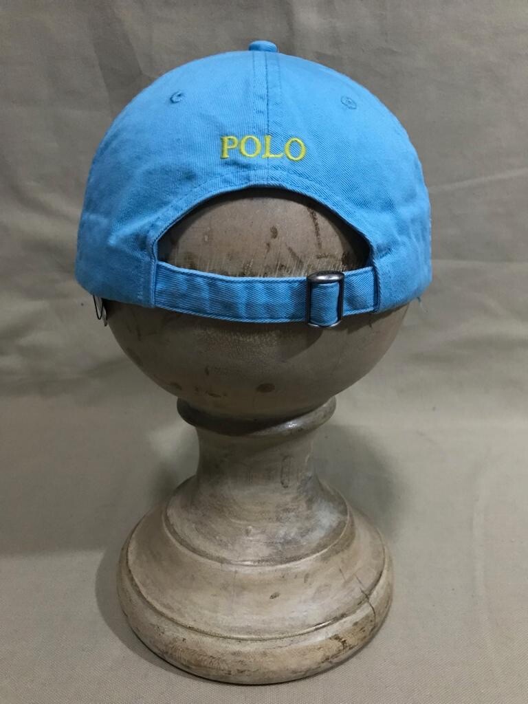 PONY Polo Ralph Lauren Uomo Cappello Berretto Baseball Classico Azzurro Chiaro Taglia Unica