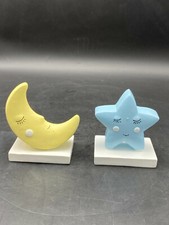 Star and Moon Nursery Figurines