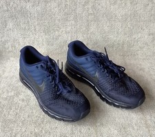 NEW Nike Air Max 2017 Men's Size 9.5 "Binary Blue" Black Running Shoes Sneakers