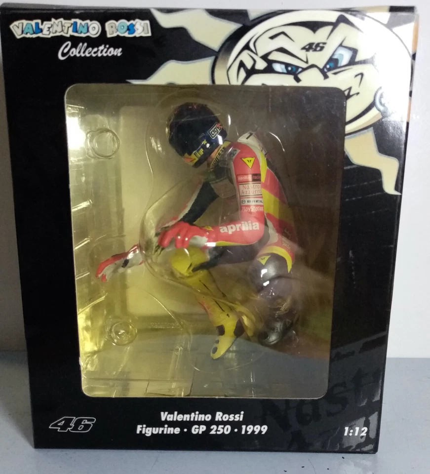 MINICHAMPS 1/12 VALENTINO ROSSI FIGURINE GP 250 1999 COD.312990146 - Immagine 2 di 2