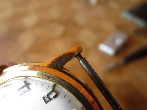 Vintage Used Gold Plated LIP Dauphine Manual Watch Cal. R139. For parts. - Afbeelding 7 van 22