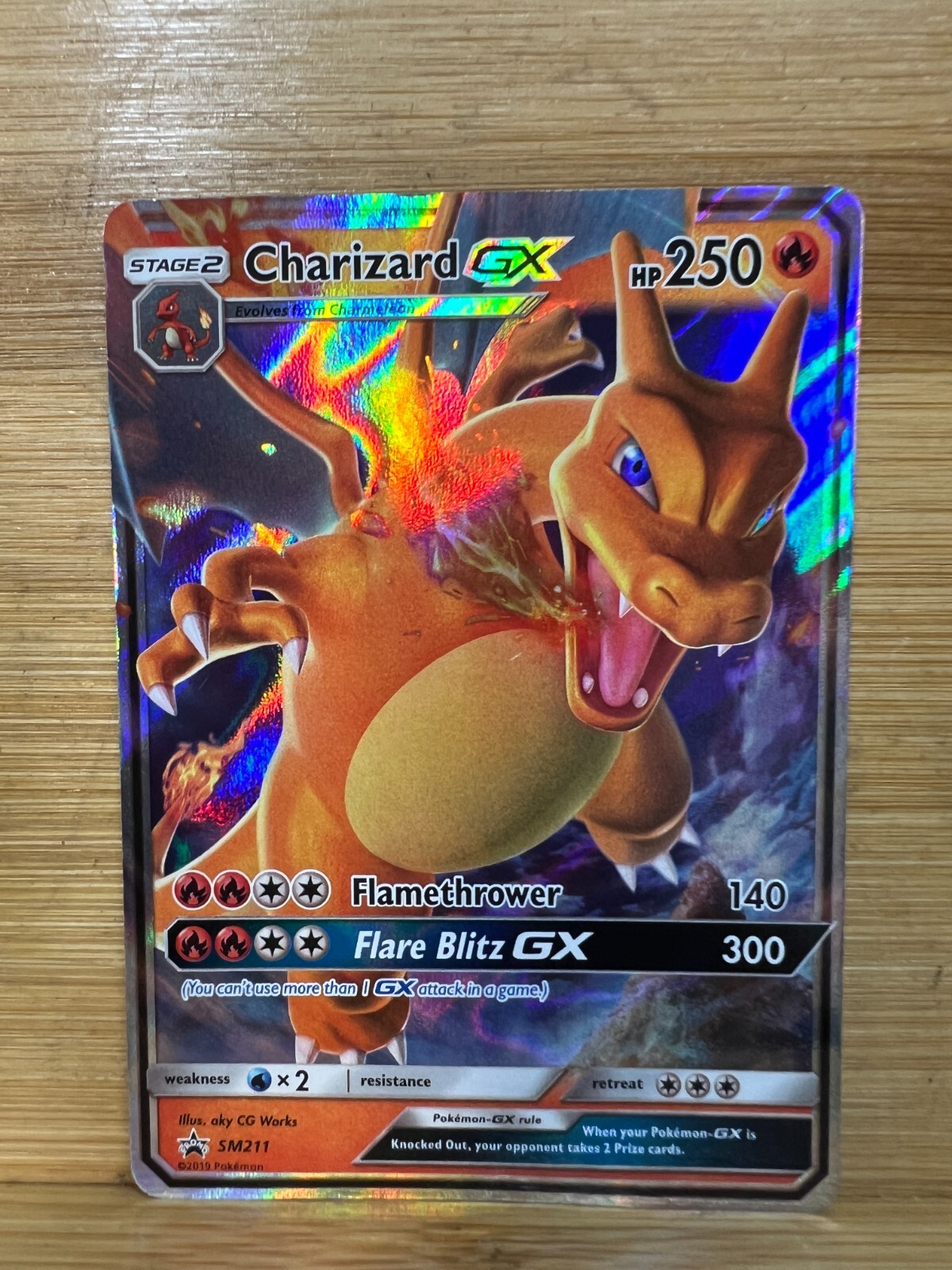 Pokemon TCG Charizard GX SM211 Black Star Promo Holo Hidden Fates eBay