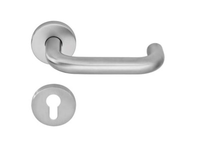 Dorma /OGRO Plus 8100FS /6500/6612  FS Drückergarnitur ALU F1 Rosette