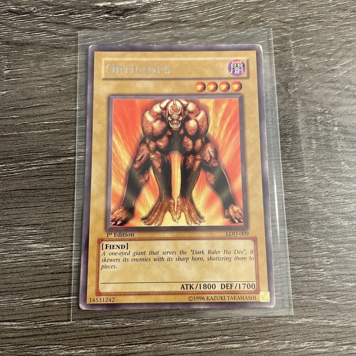 Opticlops Yu-Gi-Oh! TCG Legacy of Darkness LOD-009 Rare-1st