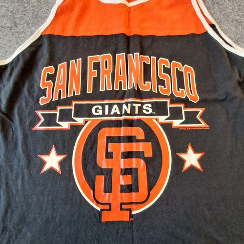 Mitchell & Ness Shirt Mens Large San Francisco Giants Singlet Tank Top MLB Sport - Picture 4 of 15