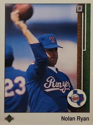 1989 Upper Deck #774 Nolan Ryan Throwing Football | eBay