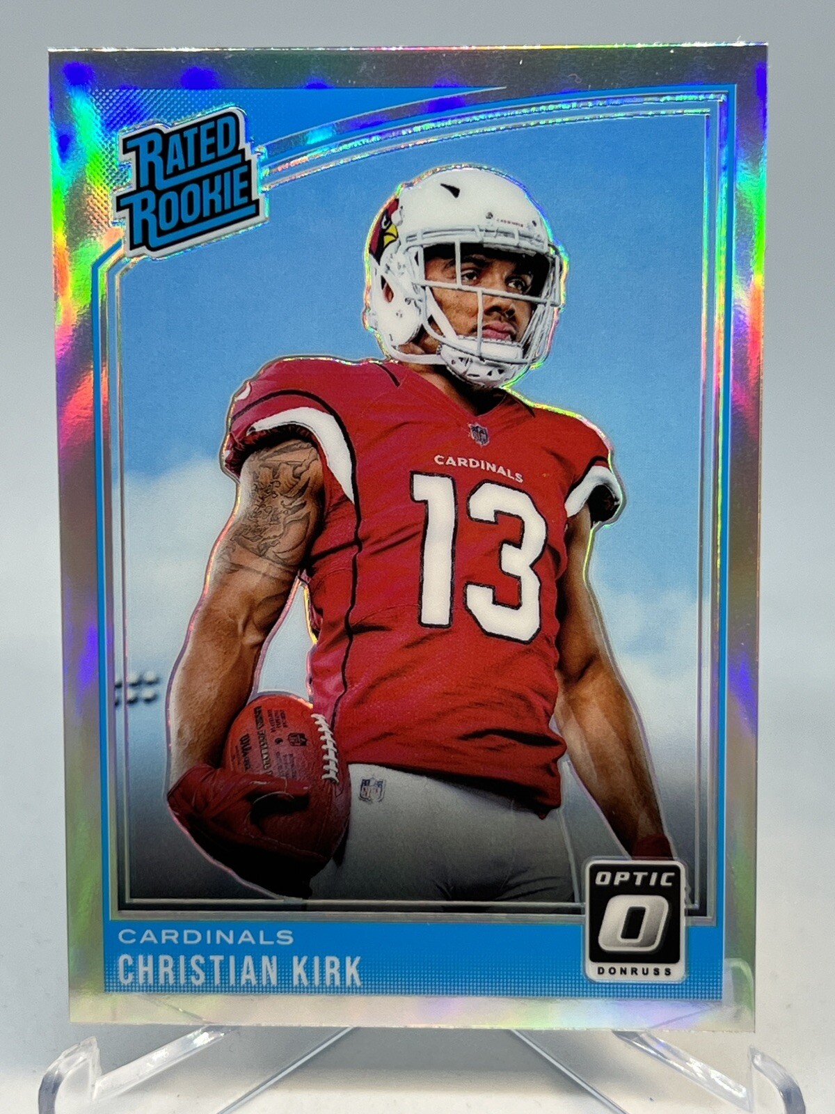 2018 Donruss Optic Rated Rookie Holo Christian Kirk #163 Rookie RC
