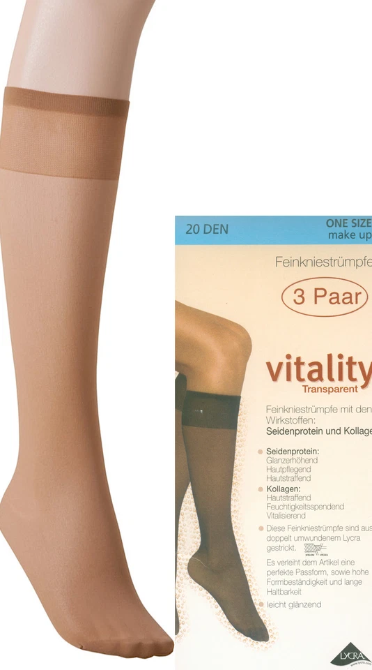 Damen Feinkniestrümpfe 30 Paar Damenstrümpfe 20 DEN Kniestrümpfe Feinstrümpfe - Bild 2 von 4