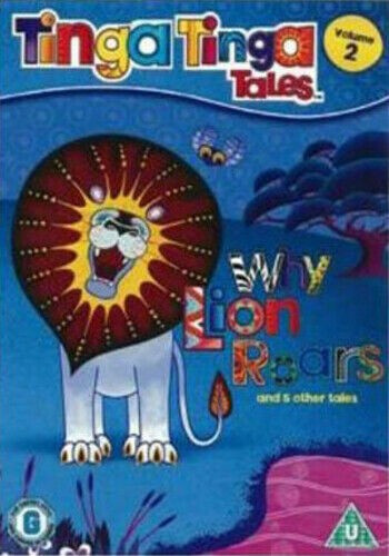 Tinga Tinga Tales Why Lions Roar Dvd New/Sealed (2011) Claudia Lloyd Region 2