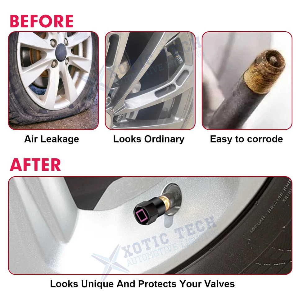 Aluminum Air Valve Cover Caps For Tire Stem Wheel Rim Truck Car SUV Korean Game - Image 3 of 4