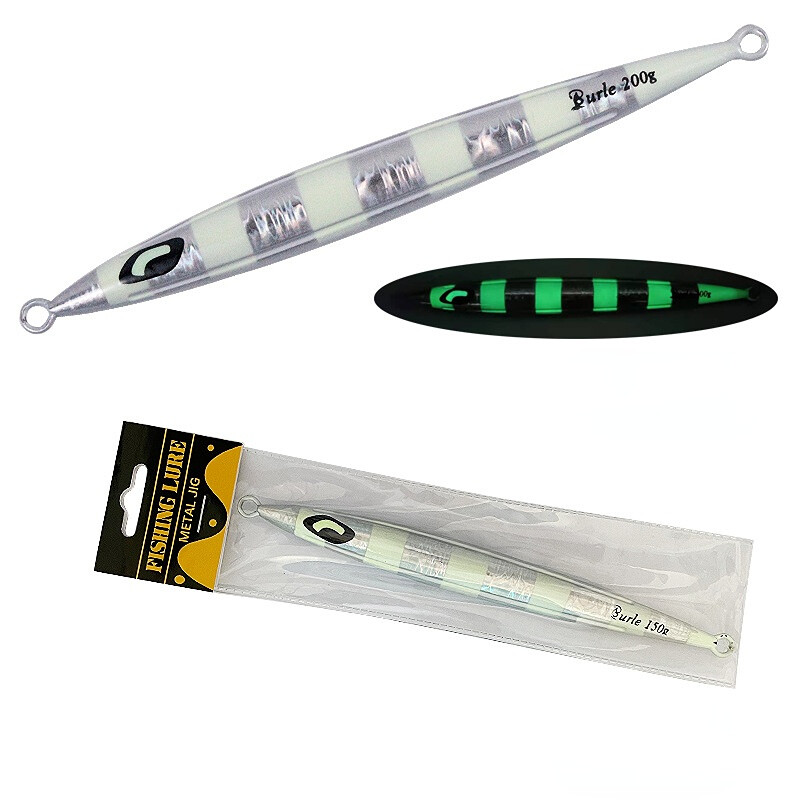 Aventik Metal Jig 200g-500g - Esche Da Jigging A Caduta Lenta - Pesca In Verticale