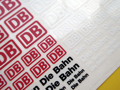 DB Die Bahn German Federal Railways Logo '00' Gauge scale