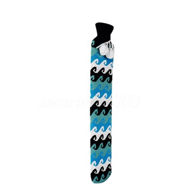 72cm Gummi Wärmflasche Schlauch Plüsch Bezug Wärmekissen Bettflasche lang DE