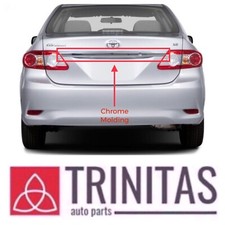 2011 2012 2013 11 12 13 Corolla Trunk Deck Lid License Chrome Molding 7680102700