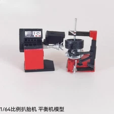 Diorama 1/64 Tyre Changer Balancer Model Garage Workshop Tools Scene Props Model