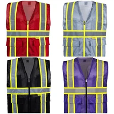 Hi-Vis Safety Multi color Safety Vests