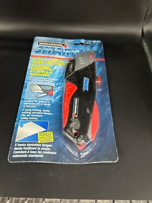BENCHMARK SHARK UTILITY KNIFE,WIRE STRIPPER,CUTTER AND CRIMPER W/EXTRA BLADES
