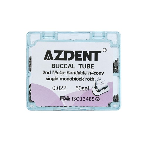 Tubi buccali ortodontici dentali 1°/2° molare Roth/MBT 022/018 incollabili non conv - Foto 54 di 93