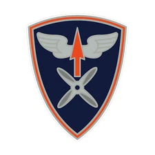 110th Aviation Brigade Combat Service Identification Badge Bumper Sticker 5"