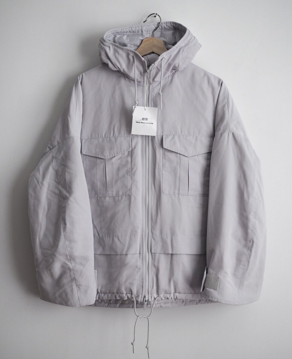 White Mountaineering Oversized Down Hybrid Uniqlo Parka White Mountaineering Oversized Down Hybrid Uniqlo Parka