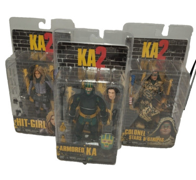 KA2 Armored KA Hit-Girl Colonel Stars & Stripes Figuren Set Neu OVP 2.Wahl #