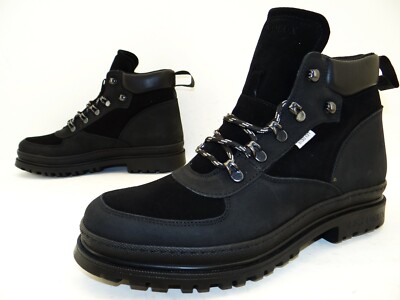 Les Deux Tyler desert boots ankle boots men's leather size 42 Black