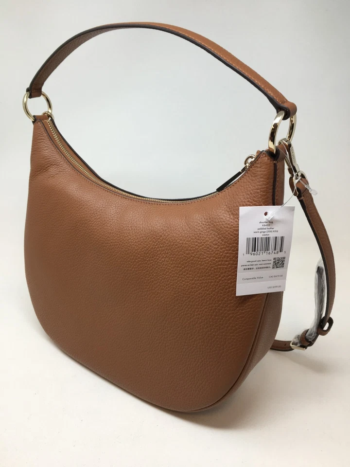 Bolso de Hombro Grande Kate Spade Weston Cálido Pan de Jengibre Cuero Marrón NUEVO Foto 2 de 4