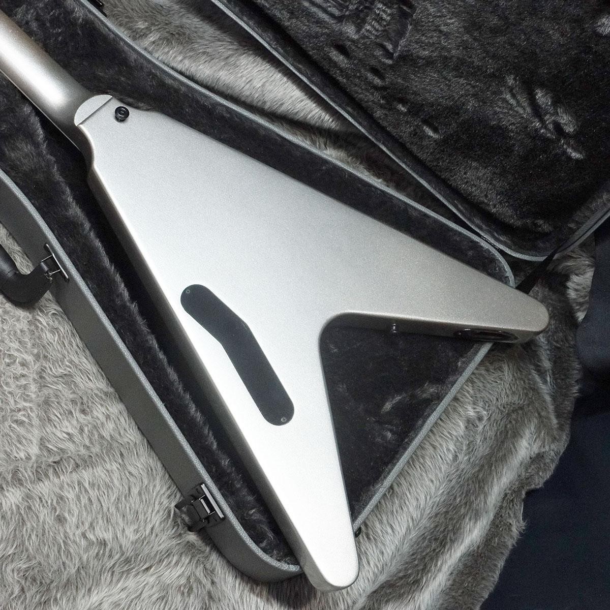 Gibson USA Dave Mustaine Flying V EXP Silver Metallic with hard
