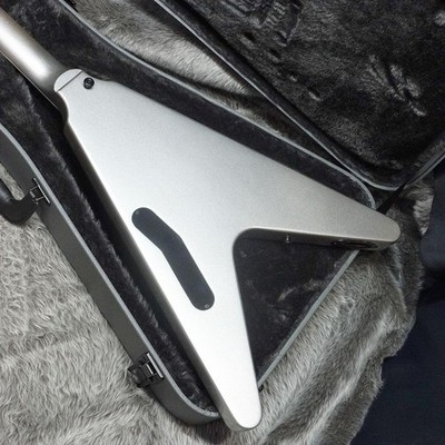 Gibson USA製　Flying V Gibson USA Dave Mustaine Flying V EXP Silver Metallic with hard