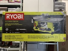 Portable Table Saw Jobsite RYOBI 8 1/4 in. Jobsite Contractor Table Top Compact