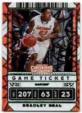 2020 Panini Contenders Draft Picks #35b Bradley Beal Game Ticket Green Explosion
