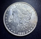 Uncirculated 1885-P Philadelphia Mint Morgan Silver Dollar
