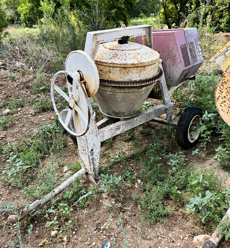 Towable Gas-Powered Mortar & Concrete Mixer, Portable Tow-Behind Mixer