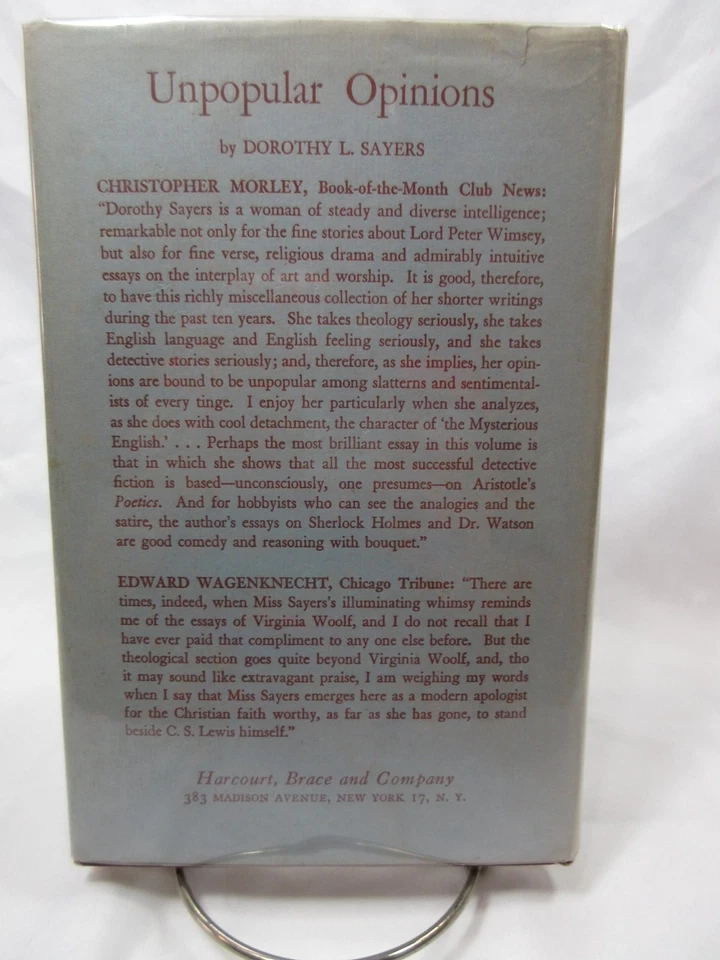Creed or Chaos? by Dorothy L. Sayers, 1949, HC, DJ Foto 2 de 4